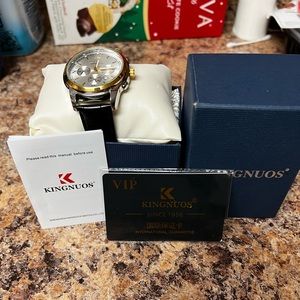 KINGNUOS Stainless Unisex Watch